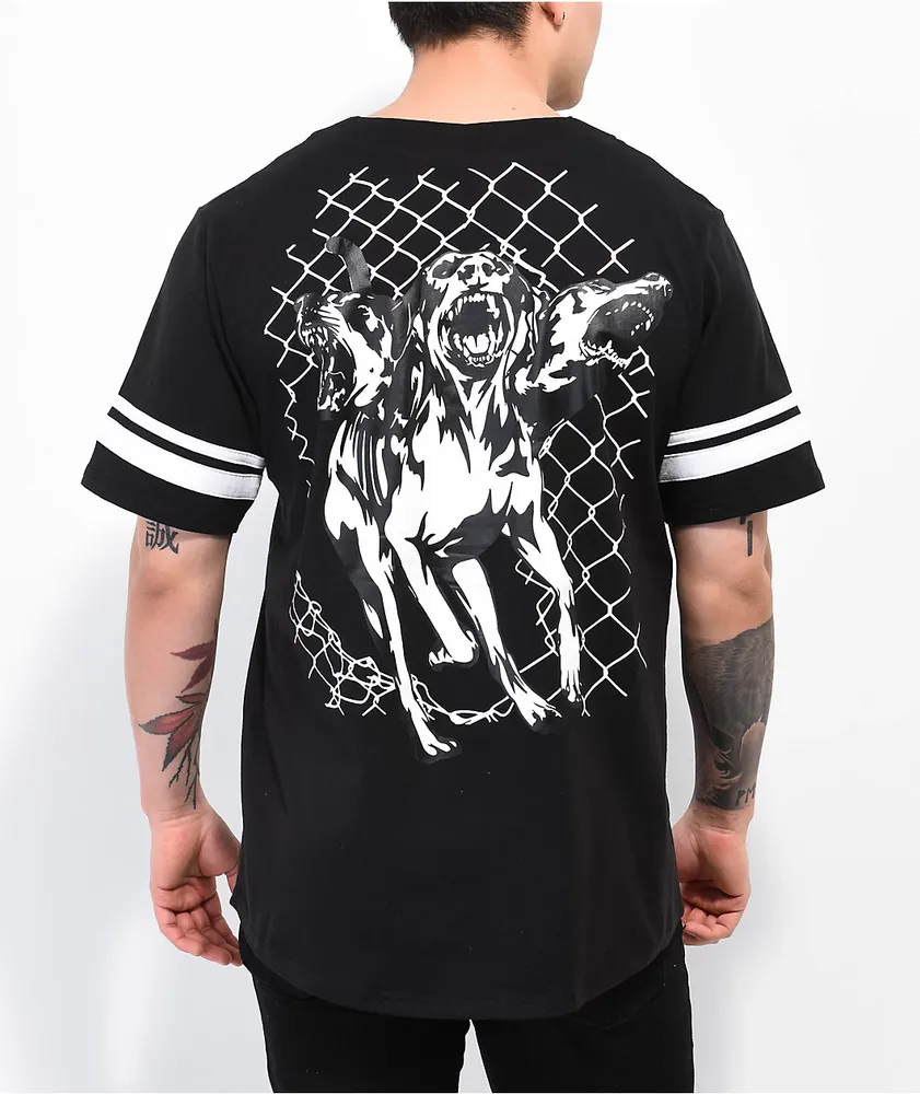 Broken Promises Rabid Black Baseball Jersey