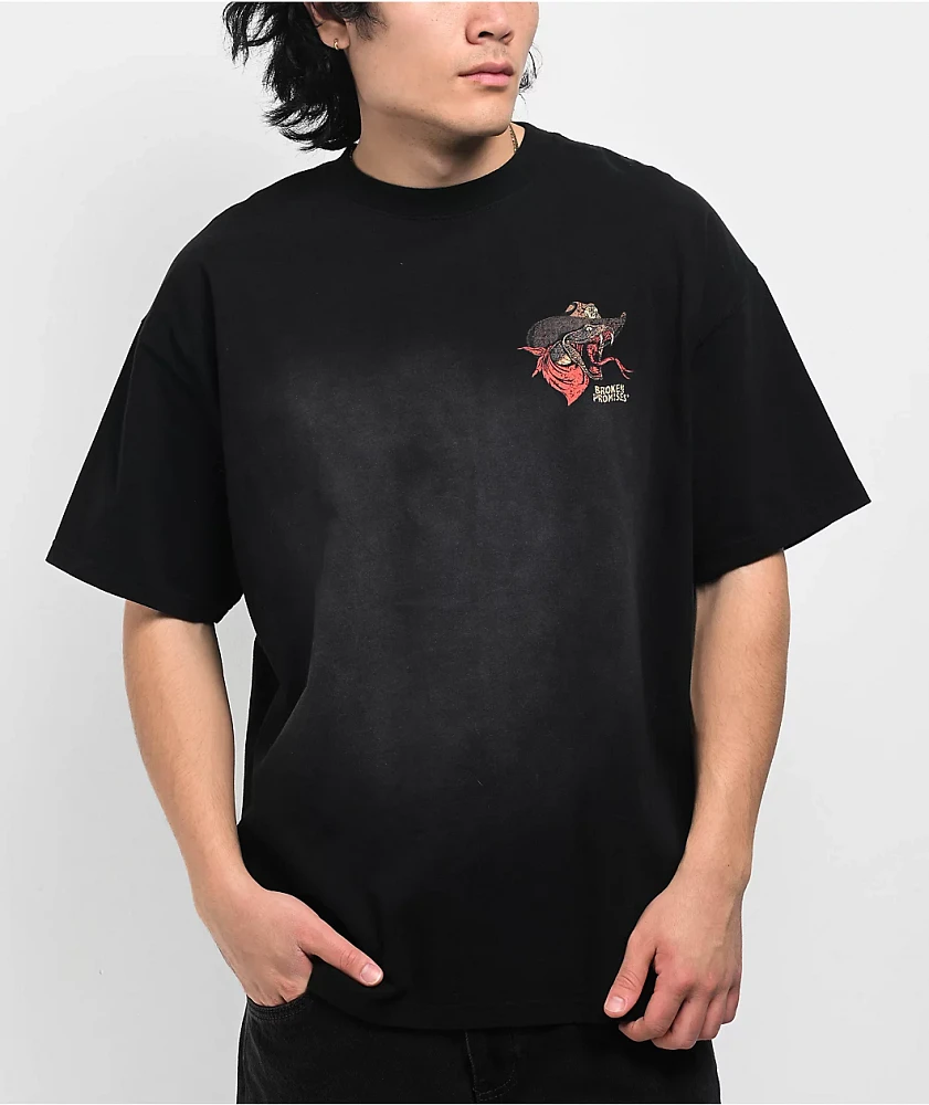 Broken Promises Rattler Black T-Shirt