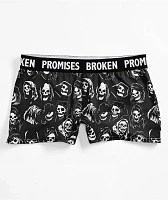 Broken Promises Reaper Guide Black Boyshort Underwear