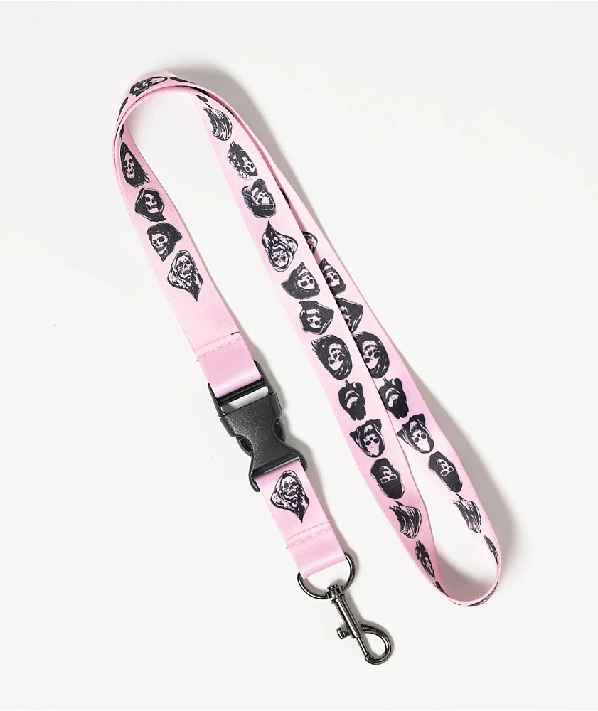 Broken Promises Reaper Guide Pink Lanyard