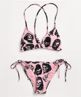 Broken Promises Reaper Guide Pink Super Cheeky Bikini Bottom