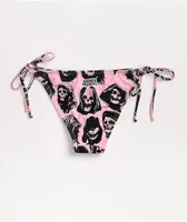 Broken Promises Reaper Guide Pink Super Cheeky Bikini Bottom