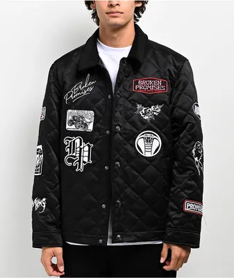 Broken Promises Rough Patch Quilted Work Jacket