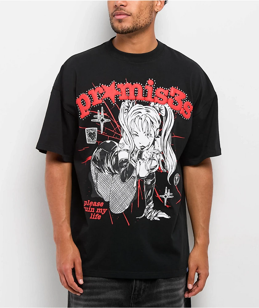 Broken Promises Ruiner Black T-Shirt