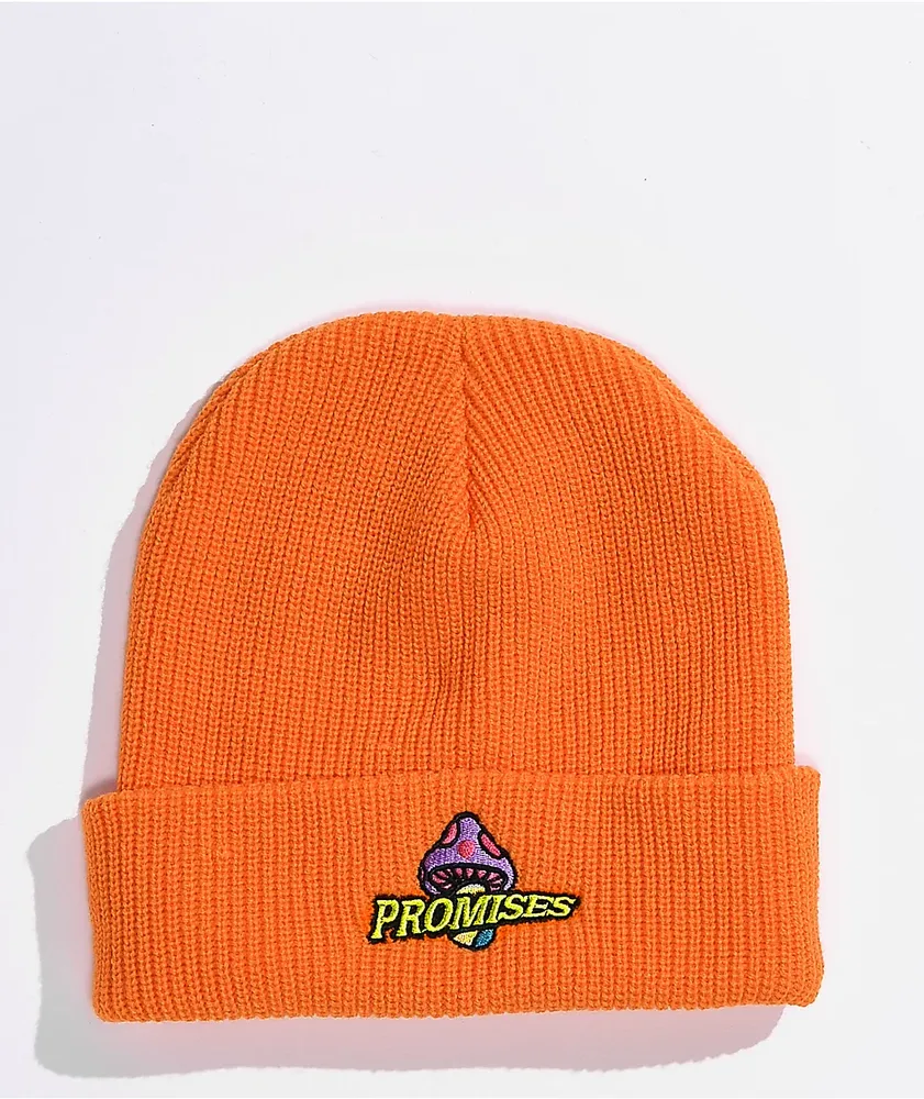 Broken Promises Shroom Orange Beanie