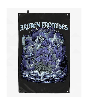 Broken Promises Sinking Ship Banner