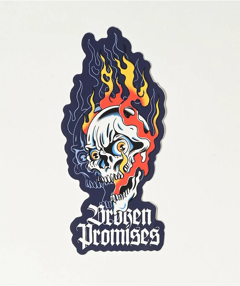 Broken Promises Skelephobia Sticker