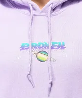 Broken Promises Spaced Out Lavender Hoodie