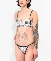 Broken Promises Stick N Poke Pink Bralette Bikini Top