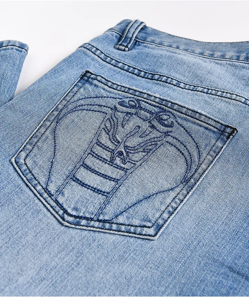 Broken Promises Stitch & Rip Denim Jeans