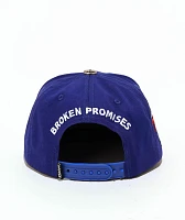 Broken Promises Sweet Death Blue Snapback Hat