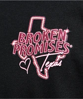 Broken Promises Texas Is For Lovers Black T-Shirt