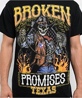 Broken Promises Texas Roll Call Black T-Shirt