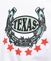 Broken Promises Texas Six Flags White T-Shirt