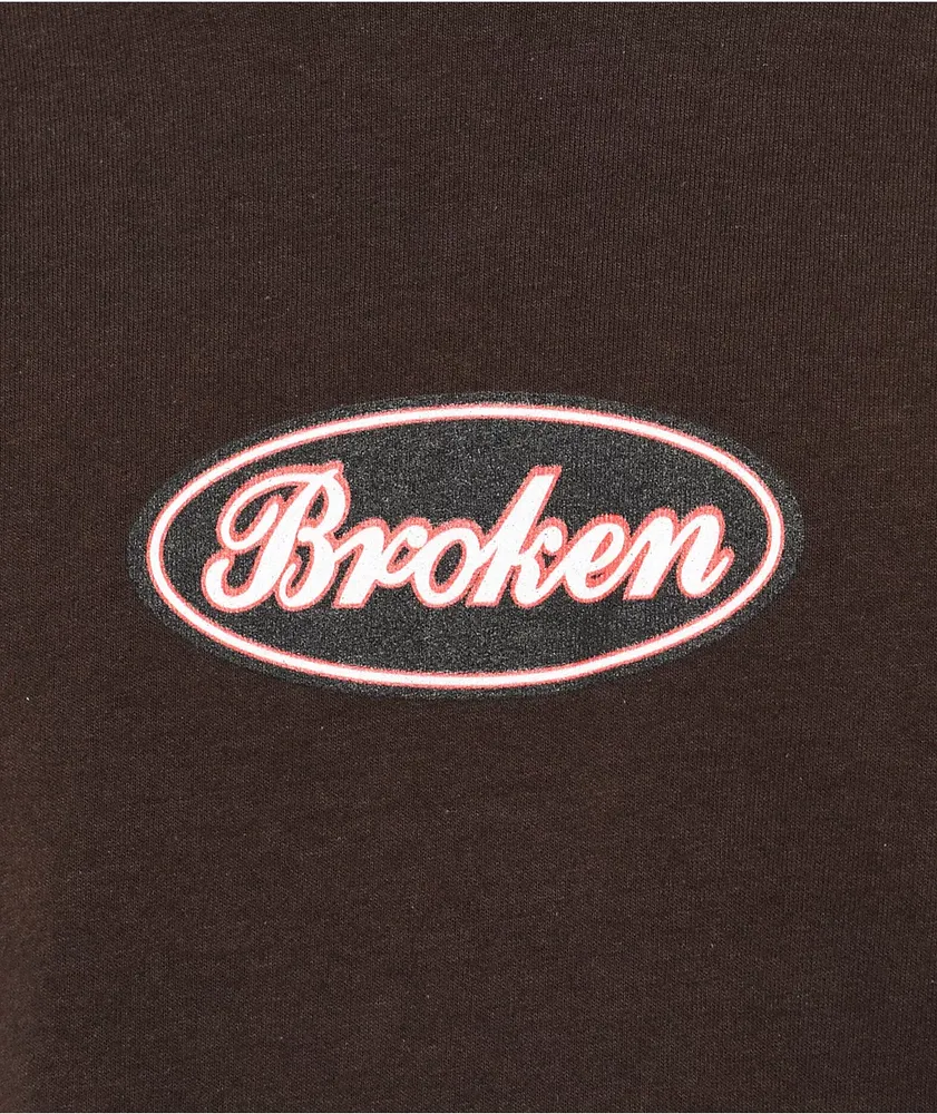 Broken Promises Truck Stop Brown T-Shirt