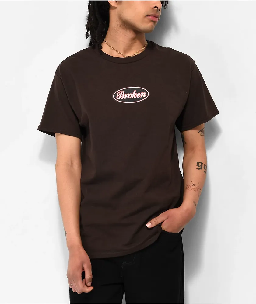 Broken Promises Truck Stop Brown T-Shirt