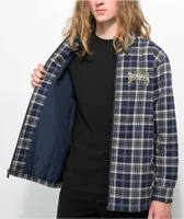 Broken Promises Twin Flame Plaid Flannel Shirt Jacket