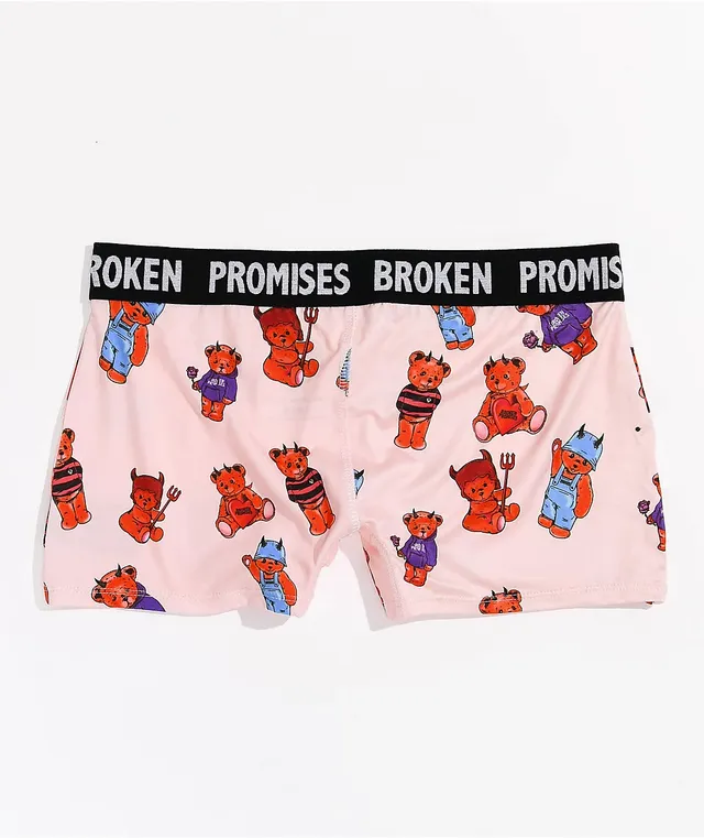 Broken Promises Stick N Poke Pink Bralette Bikini Top