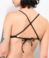 Broken Promises Undead Black Triangle Bikini Top