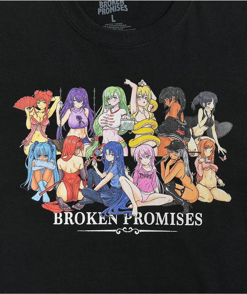 Broken Promises Whole Gang Black T-Shirt