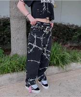 Broken Promises Wired Black Denim Jeans