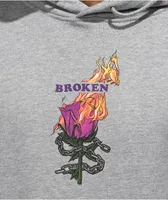 Broken Promises Without You Grey Hoodie