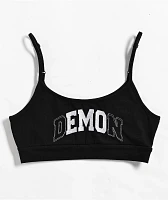 Broken Promises dEMOn Black Bralette