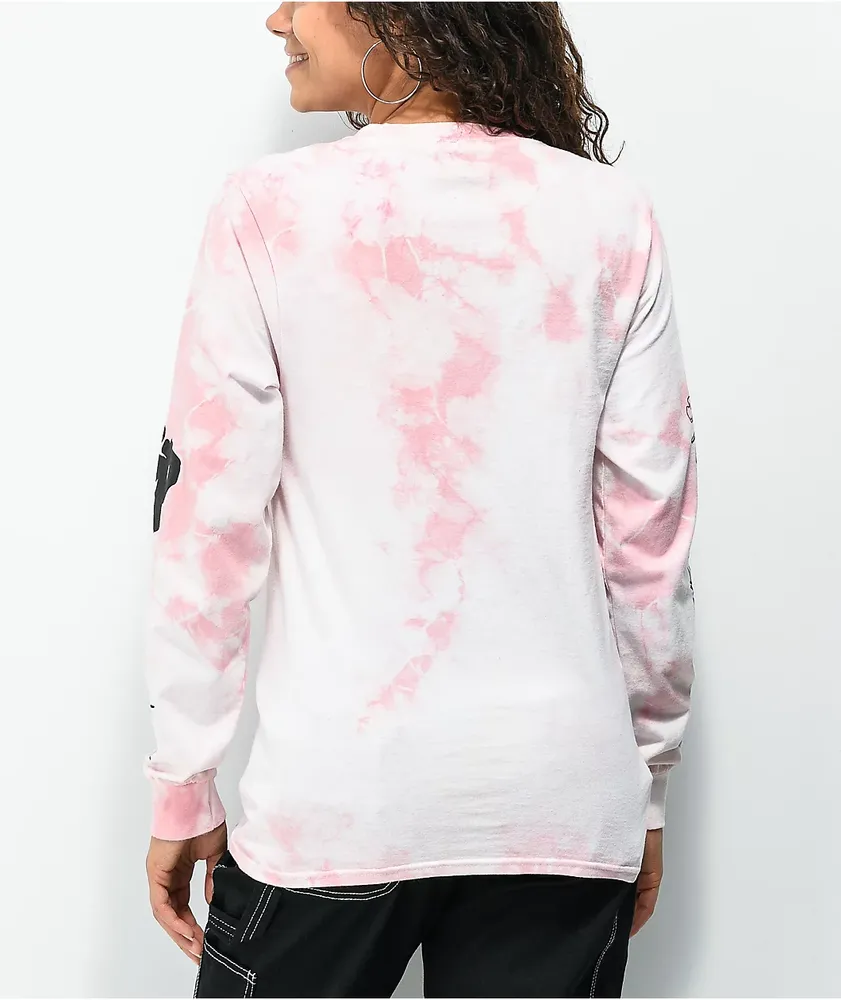 Broken Promises x Casper Do Me Dirty Pink Tie Dye Long Sleeve T-Shirt