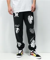 Broken Promises x Casper Doodles Black Sweatpants