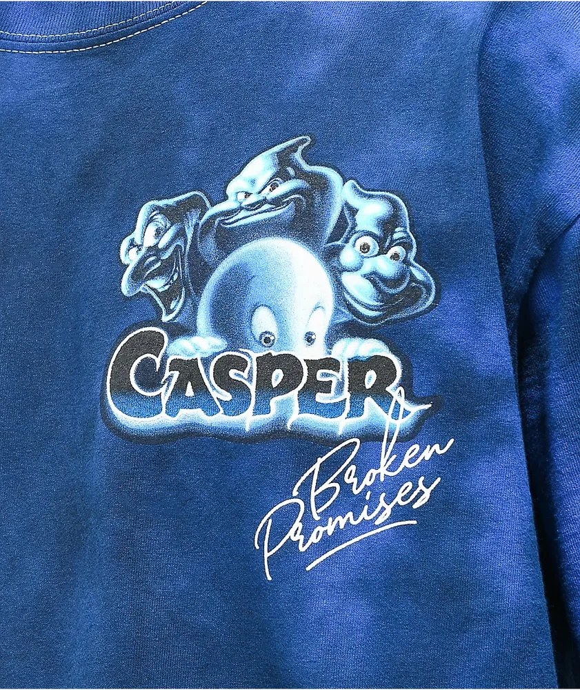 Broken Promises x Casper Never Believed Blue Tie Dye T-Shirt