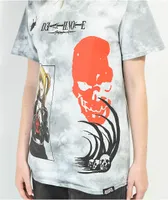 Broken Promises x Death Note 05 Misa Grey Tie Dye T-shirt