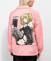 Broken Promises x Death Note Misa Pink Coaches Jacket