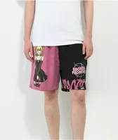 Broken Promises x Death Note Misa Split Tie Dye Sweat Shorts