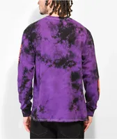 Broken Promises x Death Note Ryuk Purple Tie Dye Long Sleeve T-Shirt