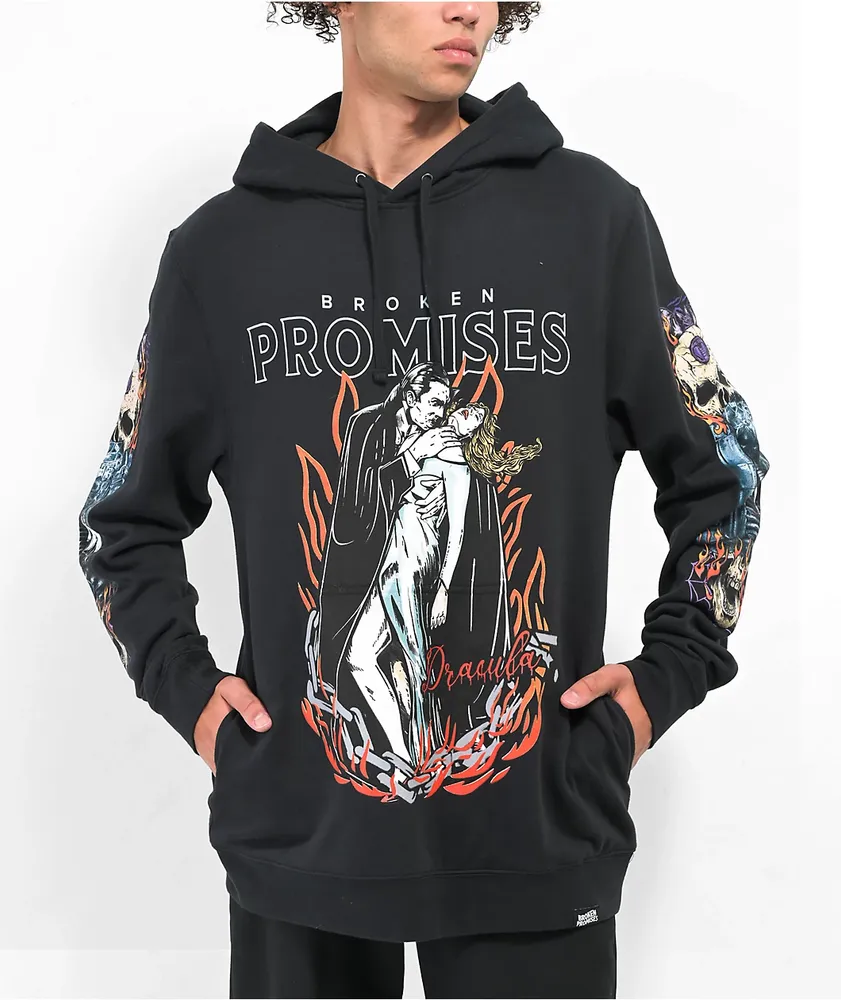 Broken Promises x Dracula Bite Me Black Hoodie