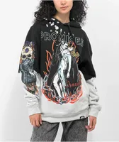 Broken Promises x Dracula Bite Me Bleach Tie Dye Hoodie