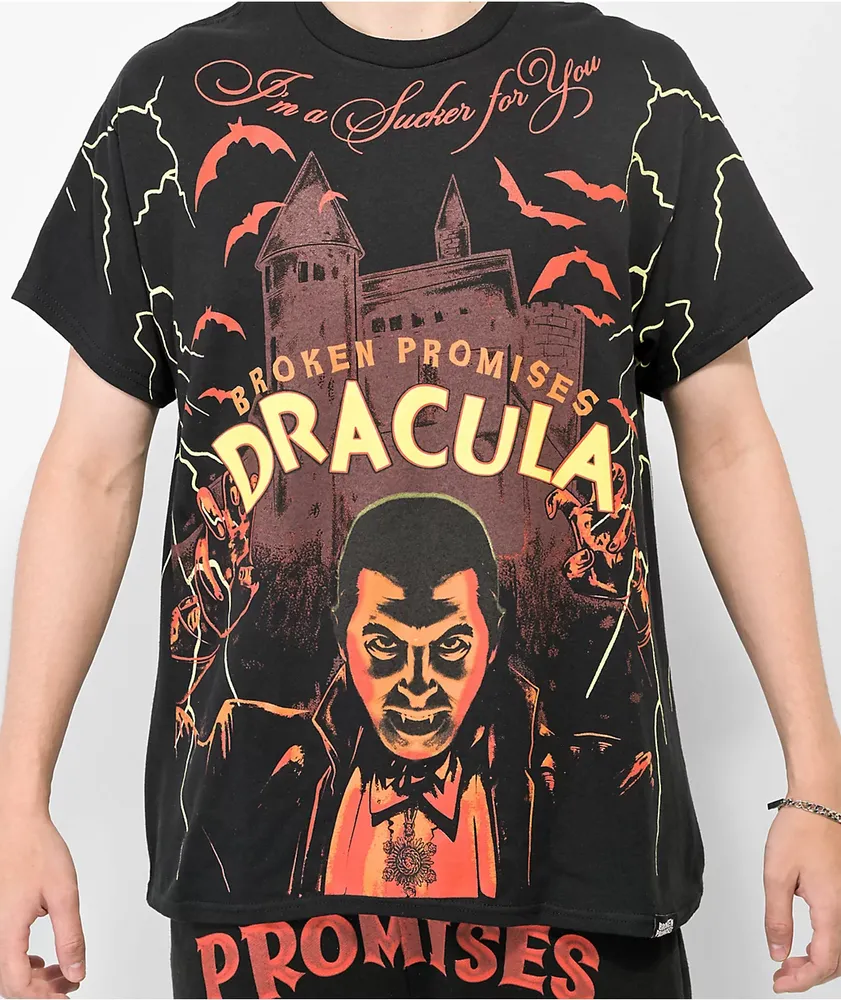Broken Promises x Dracula Sucker For You Black T-Shirt