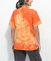 Broken Promises x Hot Wheels Fall Off Orange Tie Dye T-Shirt