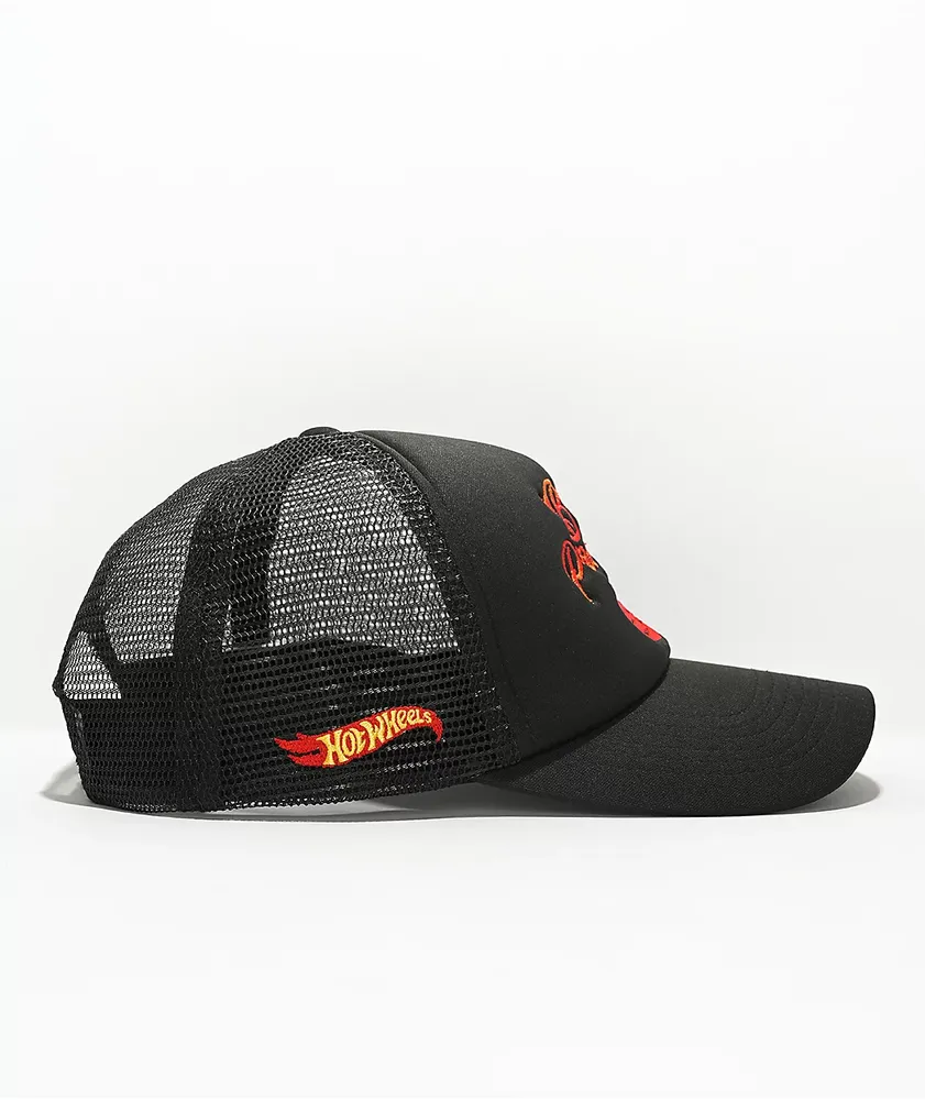 Broken Promises x Hot Wheels Low Key Black Snapback Hat