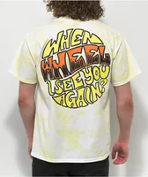 Broken Promises x Hot Wheels See You Again Yellow Tie Dye T-Shirt