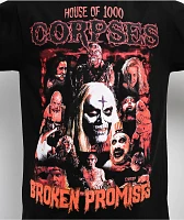 Broken Promises x House Of 1000 Corpses Crewcify Black T-Shirt