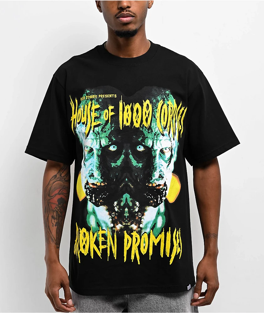 Broken Promises x House Of 1000 Corpses Everybody Dies Black T-Shirt