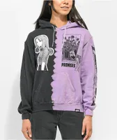 Broken Promises x Junji Ito Medusa Black & Purple Split Dye Hoodie