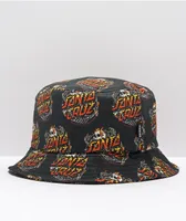 Broken Promises x Santa Cruz Boneyard Black Bucket Hat