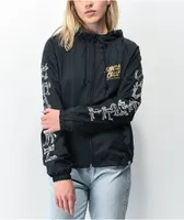 Broken Promises x Santa Cruz Boneyard Black Windbreaker Jacket