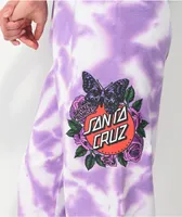 Broken Promises x Santa Cruz Flutter Purple Tie Dye Sweatpants