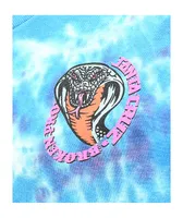 Broken Promises x Santa Cruz Striker Blue Tie Dye T-Shirt