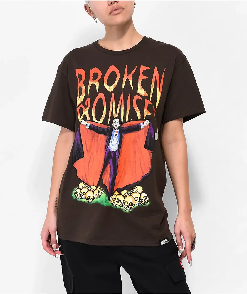 Broken Promises x Universal Love Sucks Brown T-Shirt