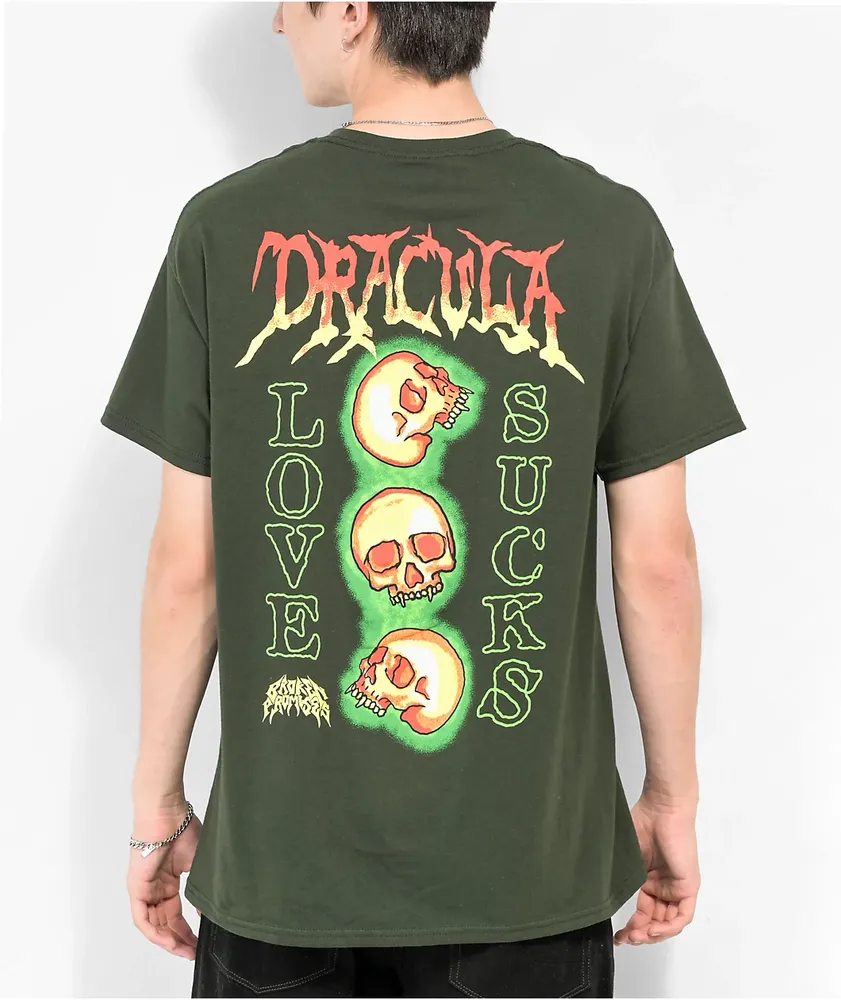 Broken Promises x Universal Love Sucks Forest Green T-Shirt