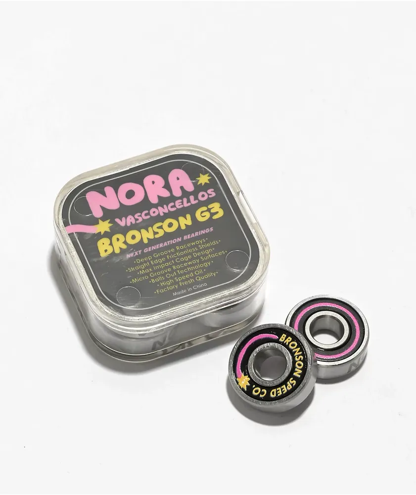 Bronson Nora G3 Skateboard Bearings